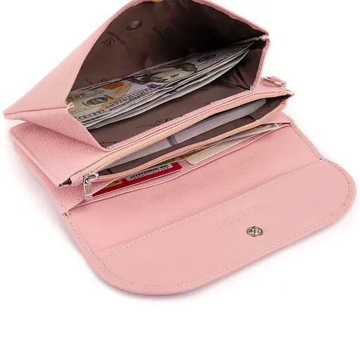 Жіночий шкіряний гаманець-клатч ST Leather 19х9.5х2.5 см acs0015824 - фото 7