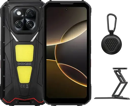 Смартфон DOOGEE V Max Play 5G VIP Edition 16/512GB Armor Black ПРОЕКТОР+Night Vision+2 ПРОЖЕКТОРА