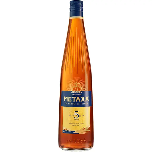 Алкогольний напій Metaxa 5 зірок 38% 0.7 л (502337)