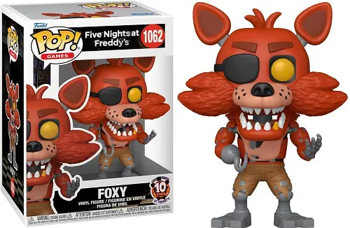 Фігурка Funko Pop П'ять ночей з Фредді Фоксі Five Nights at Freddy's Foxy 10 см FP FNAF F 1062
