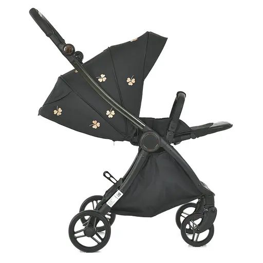Детская прогулочная коляска-книга El Camino ME 1078 Versa Clover Black Черная - фото 4