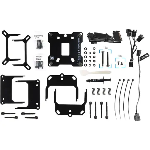 Система водяного охлаждения Alphacool Eisbaer Aurora 360 CPU Digital RGB (11730) [143360] - фото 8