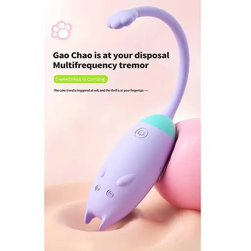 Кліторальний вібратор кішечка Lilo "We Love QiQi" USB фіолетовий - фото 3