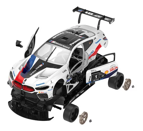 Машинка конструктор на керуванні BMW M8 GTE білий RASTAR 1:18 - фото 3