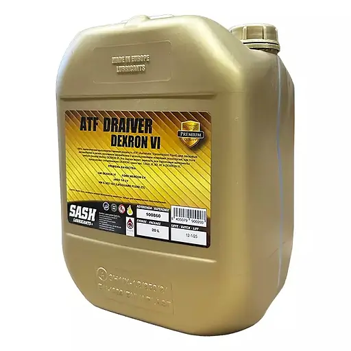 Масло трансмиссионное Sash ATF Draiver Dexron VI 20 л - фото 2