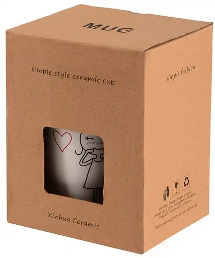 Чашка Led Love is D с бамбуковой крышкой и ложкой 360 мл (B060499) - фото 6