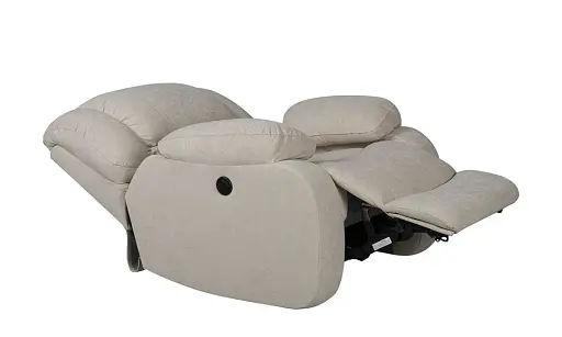 Крісло Ремо з електричним реклайнером бежеве - фото 4