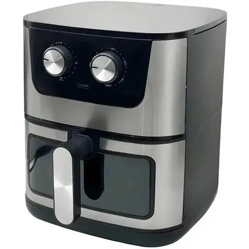 Аэрофритюрница Rainberg RB-2269 аэрогриль електрическая фритюрница с таймером 10 програм 8 л Черный 4200 Вт - фото 1