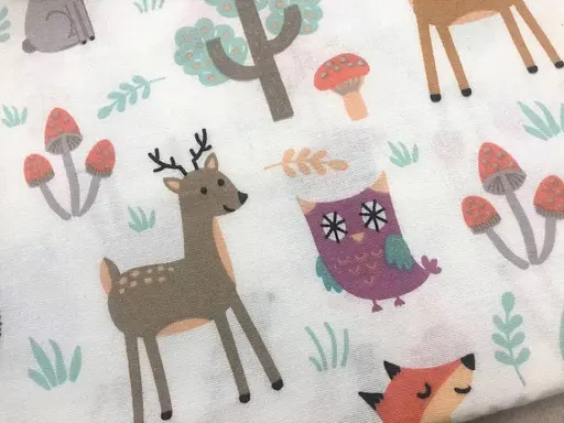 Пеленка фланель Moontime "Лесные зверята" - фото 2