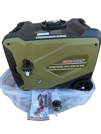 Інверторний двопаливний генератор (газ/бензин) Euro Power EP8700S-INV-ЕW-R-NG (4.5/5.0 кВт) з Електростартером та пультом - фото 1