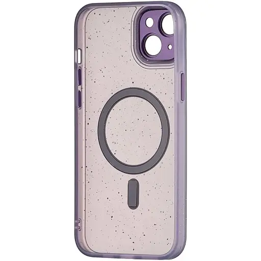 Чохол-накладка DK для Apple iPhone 14 MagSafe Composite Matte Splash (deep purple) - фото 3