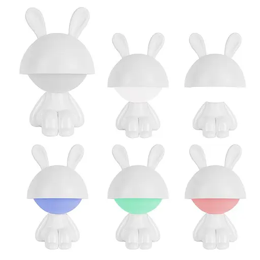 Світильник-нічник Kite LED з акумулятором Cute Bunny білий (K25-316-1-1) - фото 4