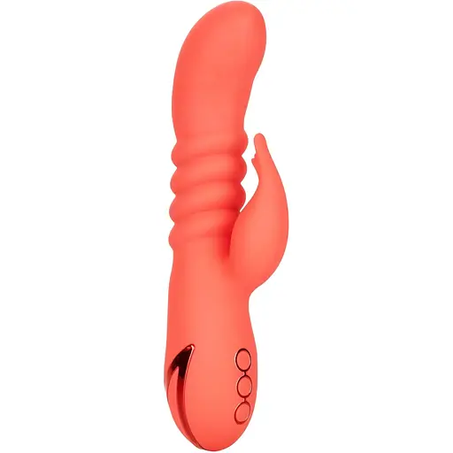 Вібратор-кролик CalExotics Orange County Cutie 21 см помаранчевий