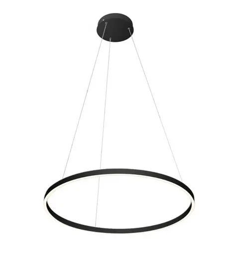 Светильник подвесной KLOODI CIRCLE2020 D700 54W 4К BK - фото 1