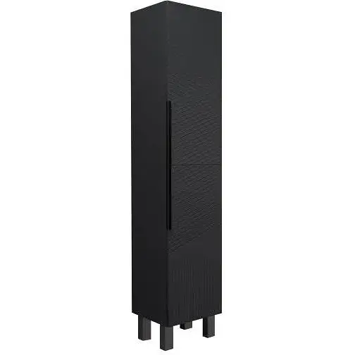 Пенал Мойдодир Rome П-38-U підвісний підлоговий графіт, Графит - фото 1