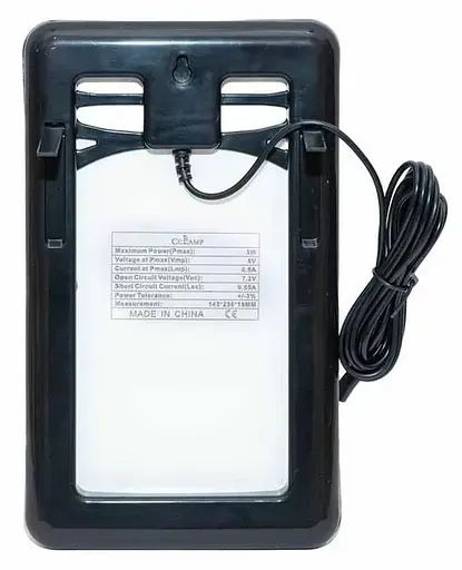 Фонарь (станция) на солнечных батареях CL-21 5W 3 лампы + Powerbank + FM + Bluetooth + microUSB (4 режима) - фото 4