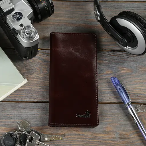 Чоловічий шкіряний гаманець Shvigel 18х9.5 см acs0018621 - фото 3