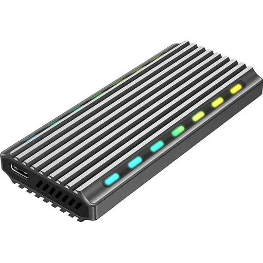 Внешний карман Gembird M.2 (NGFF), USB 3.1, black (EE2280-U3C-03) - фото 1