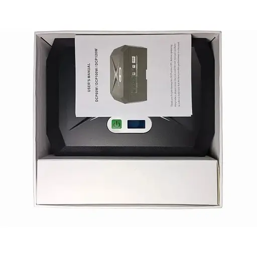 ИБП UPS DC 60W 20800mAh для роутера, терминала, камеры DC2060P/DCP60W DC5.5x2.5 мм: 4x12V(5A)/ 1x9V-12V/ 1x5V / 2xUSB/ POE LCD Black - фото 3