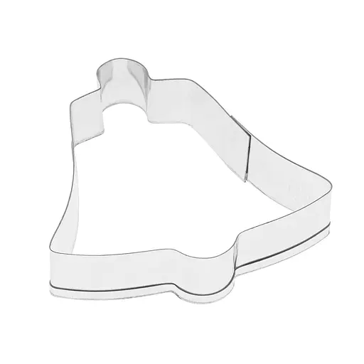 Набор металлических форм для вырезания высечки вырубки печенья 4 шт. (зайчик, птичка, колокольчик, яблоко), Master Class Серый 86827 - фото 3