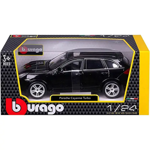 Автомодель Bburago Porsche Cayenne Turbo 1:24 Black (18-21056) [119121] - фото 5
