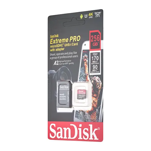 Карта памяти SanDisk microSDXC 256Gb Extreme Pro 170/90 Мбайт/сек - фото 2
