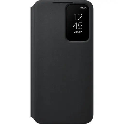 Оригінальний чохол-книжка Samsung S-View Clear View Cover для Galaxy S22 Plus (6.6") Чорний EF-ZS906CBEGRU