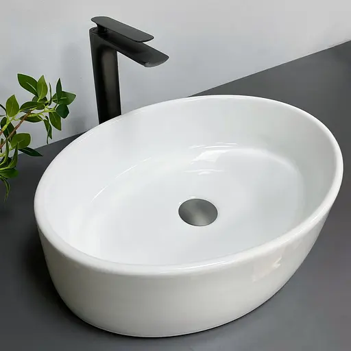 Умивальник VBI Cefalu white накладний VBI-015400, Білий - фото 3