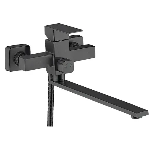 Смеситель для ванны Zerix KUB-006 ZX4850 Черный матовый - фото 1