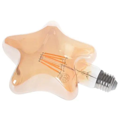 Лампа Brille світлодіодна LED 6W E27 COG WW L143 Amber 220 В - фото 3