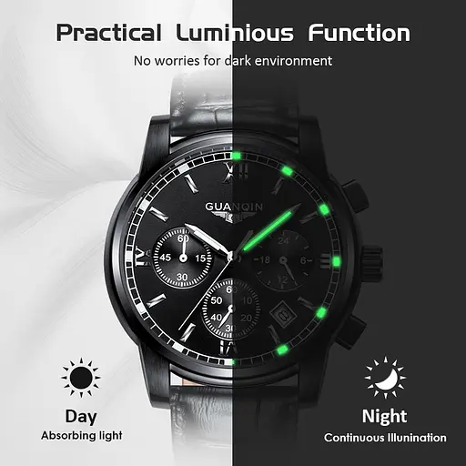 Часы Guanquin Liberty Leather - фото 3