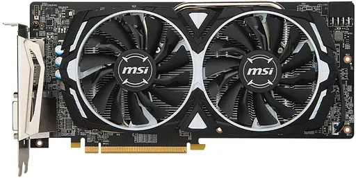Видеокарта MSI AMD Radeon RX 580 8Gb Armor OC (Radeon RX 580 ARMOR 8G OC) (GDDR5, 256 bit, PCI-E 3.0 x16) Б/у - фото 1