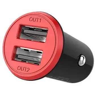 Автомобільний зарядний пристрій ColorWay, чорний, 2xUSB, 3.4A, 17W (CW-CHA026-BK) - фото 1