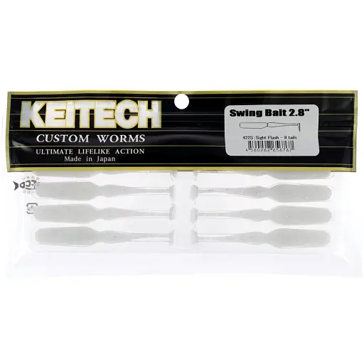 Силикон Keitech Swing Bait 2.8" #422 Sight Flash (8 шт/уп) - фото 2