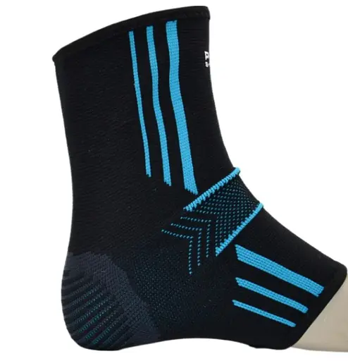 Бандажи на голеностоп Power System PS-6022 Ankle Support Evo Black/Blue L (пара) (PS_6022_L_Black/Blue) - фото 4