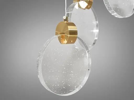 Сучасна світлодіодна люстра потужністю 24W - фото 4