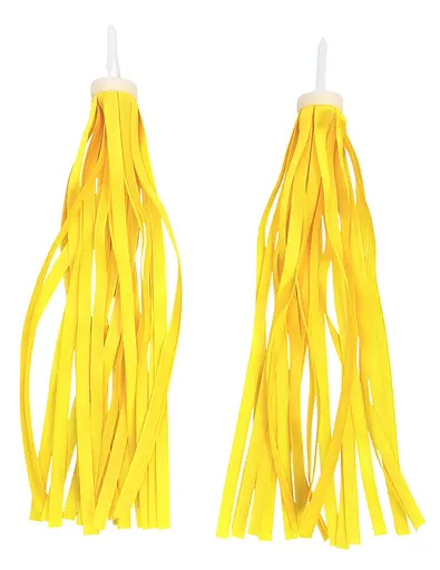 Ленты в руль детского велосипеда / самоката атласные однотонные желтый (G00019658)