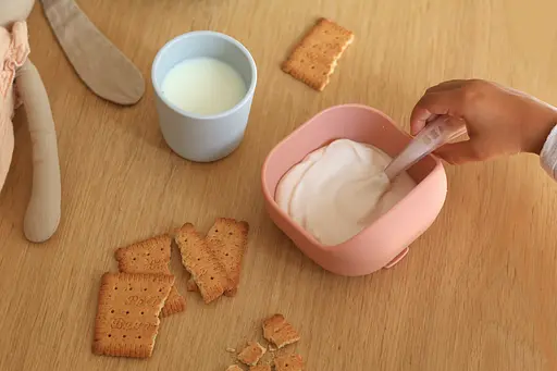 Ложка Beaba силиконовая 8+ пастельно-розовая (913626) - фото 7