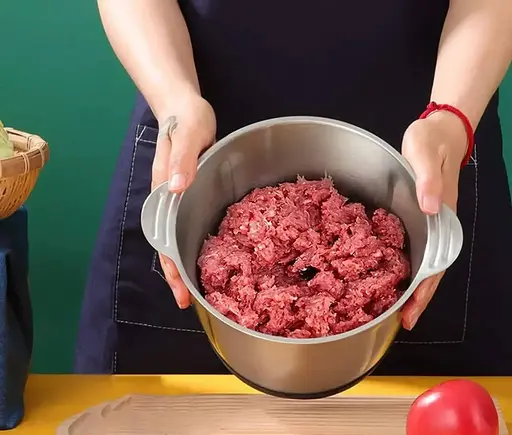 Блендер измельчитель Crownberg СВ-8987 2 л металл с чашей чоппер для мяса и овощей 500 Вт Серый - фото 5