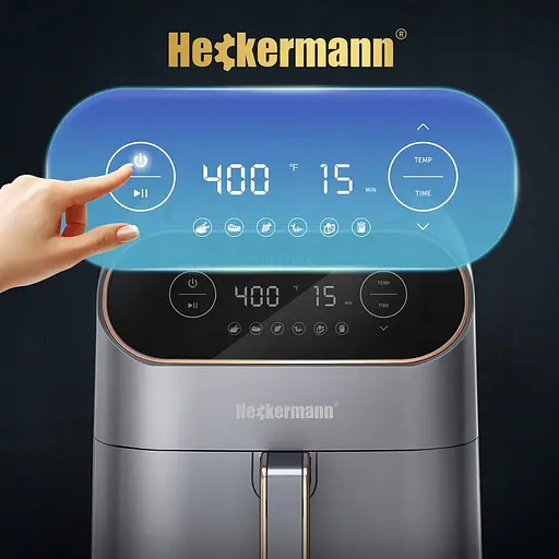Аэрогриль Аэрофритюрница Heckermann AF06 7л 2100W - фото 8