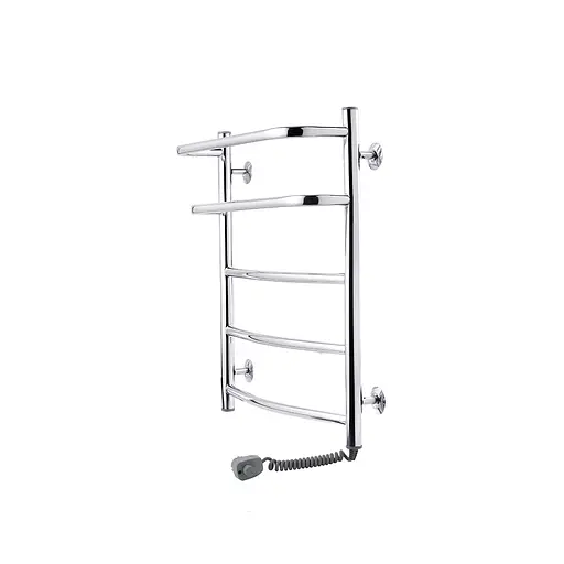 Полотенцесушитель электрический Kroner Каскад дуга ДКД01ER 600x500/5 ER CV014720, Хром, Правое - фото 2