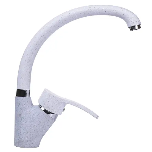 Смеситель для кухни Globus Lux GLQU-0203S-BIG-7-White Белый - фото 1