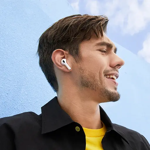 Навушники бездротові TWS Borofone BW64 вкладиші білий - фото 6