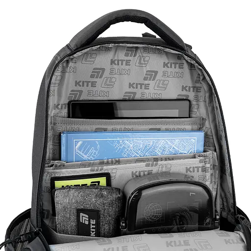 Рюкзак Kite Education teens 2578M Step Up Темно-серый (K26-2578M-3) - фото 14