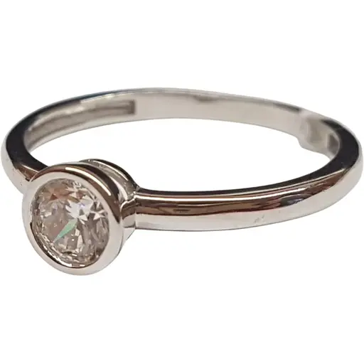 Золотое кольцо Столичная Ювелирная Фабрика с фианитом. 142700б 18,5