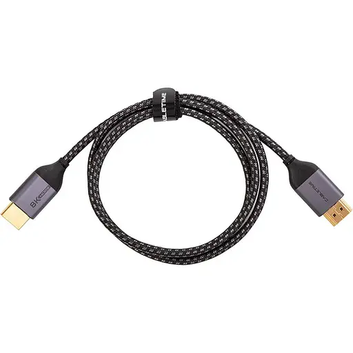 Видео кабель Cabletime HDMI (M) - HDMI (M), 2.1V, 32AWG, 8K Ultra HD, 1м