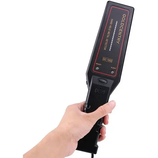 Ручний металодетектор - оглядовий металошукач Goldcentry GC-1002 зі шкалою рівня сигналу - фото 5