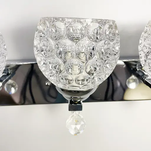 Вишукане бра у корпусі кольору чорний хром Line F Арт. 10132/3  - фото 2