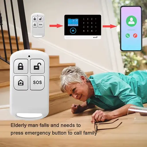 Бездротовий пульт керування сигналізацією на 433 мГц до 50 метрів Nectronix PF-50 (100890) - фото 6