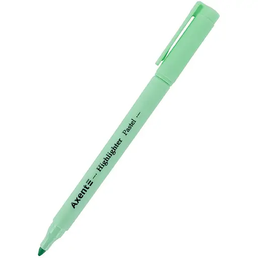 Набор маркеров Axent Highlighter Pastel 2533-A клиновидный 2-4 мм 12 шт. мятный (2533-18-A)